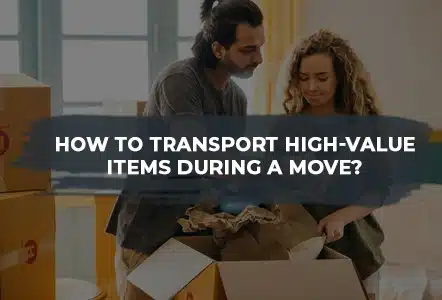 Transport High-Value Items During a Move