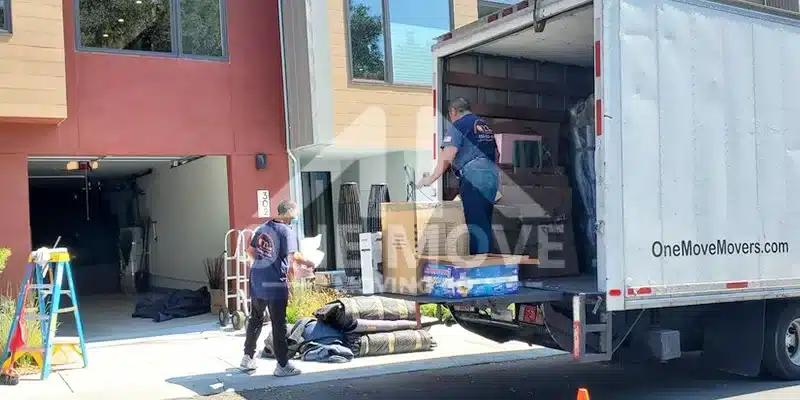 high rise apartment moving